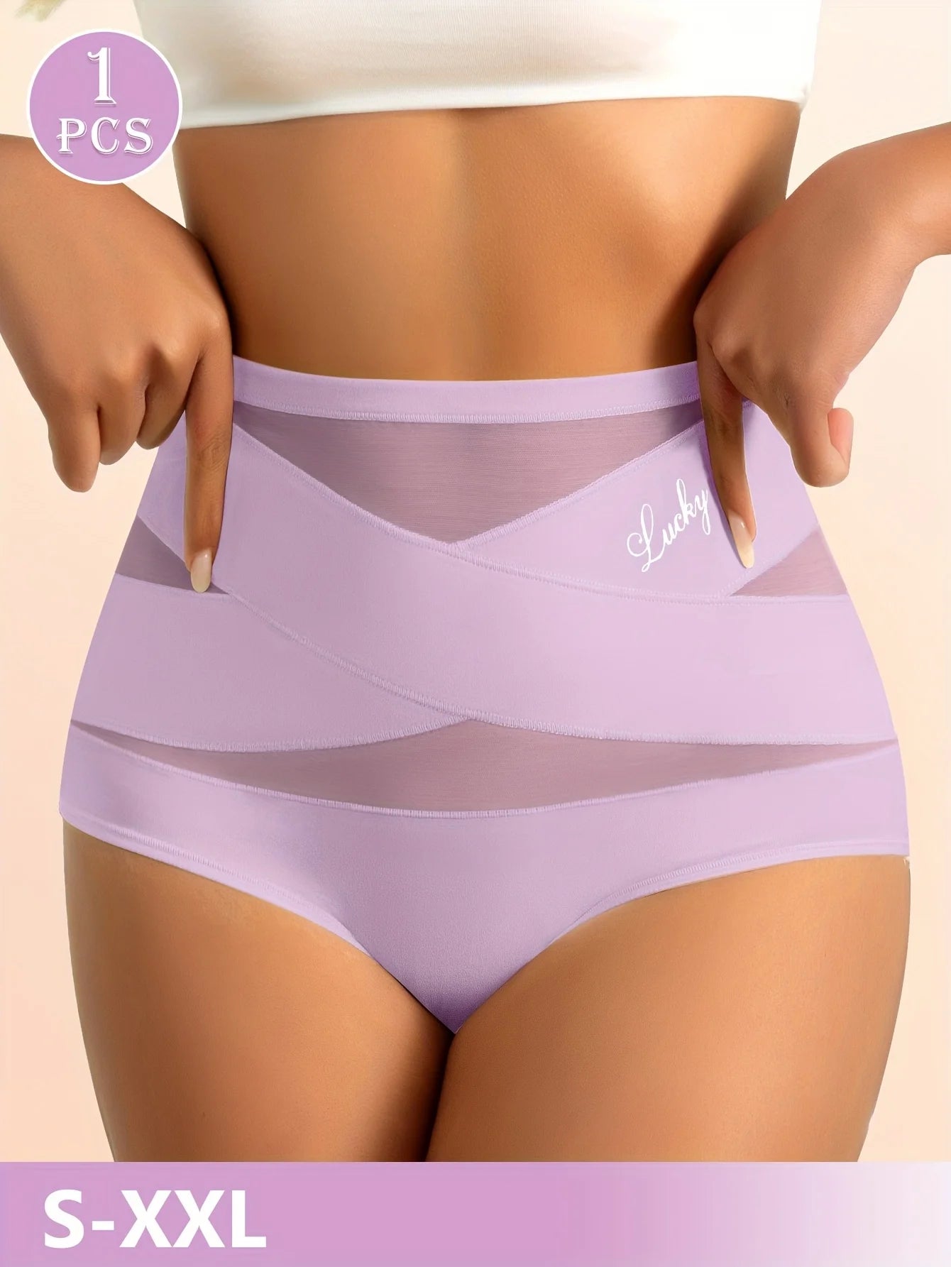 High-Waist Tummy Control Seamless Shaping Panties - 15