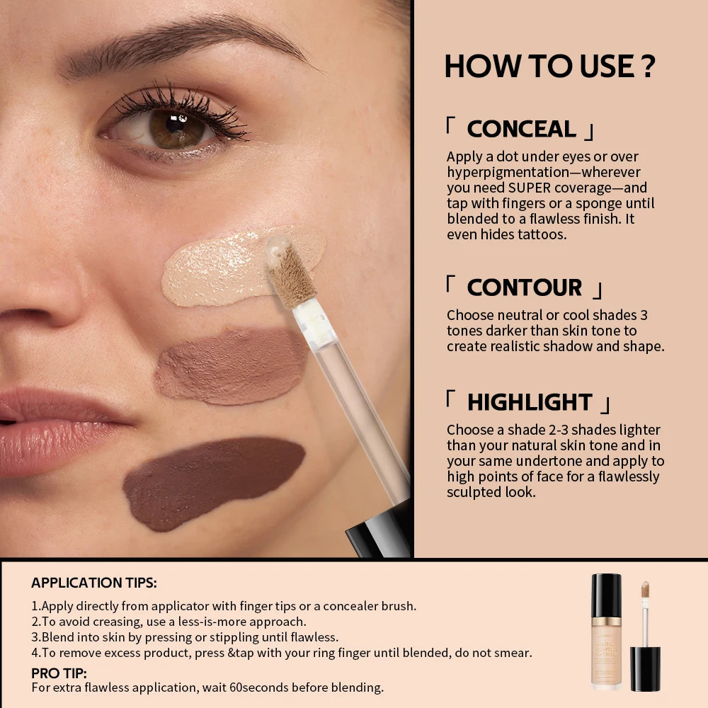 Multi-Use Full Coverage Sculpting Concealer - 6