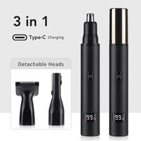3-in-1 Electric Nose, Ear, and Facial Hair Trimmer