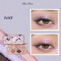 6-Color Shimmer and Matte Eyeshadow Palette
