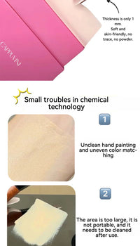 Portable Silicone Foundation Brush and Color Palette Set