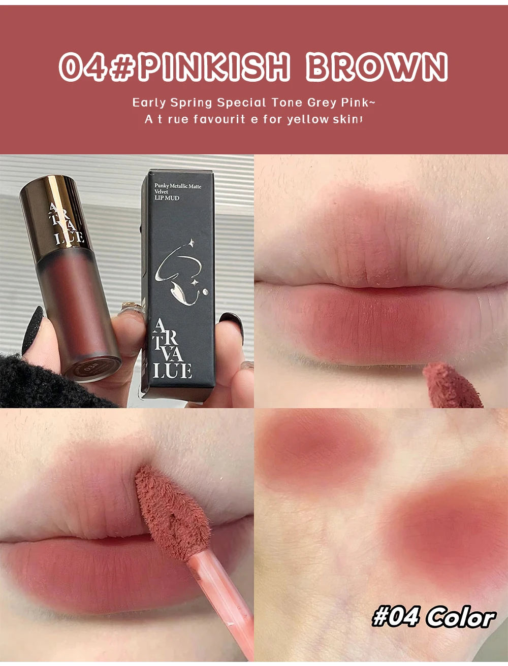 Waterproof Matte Velvet Liquid Lipstick Lip Tint - 13