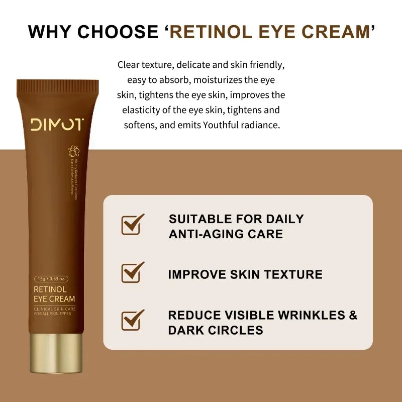 Retinol Eye Cream for Wrinkles and Dark Circles - 6