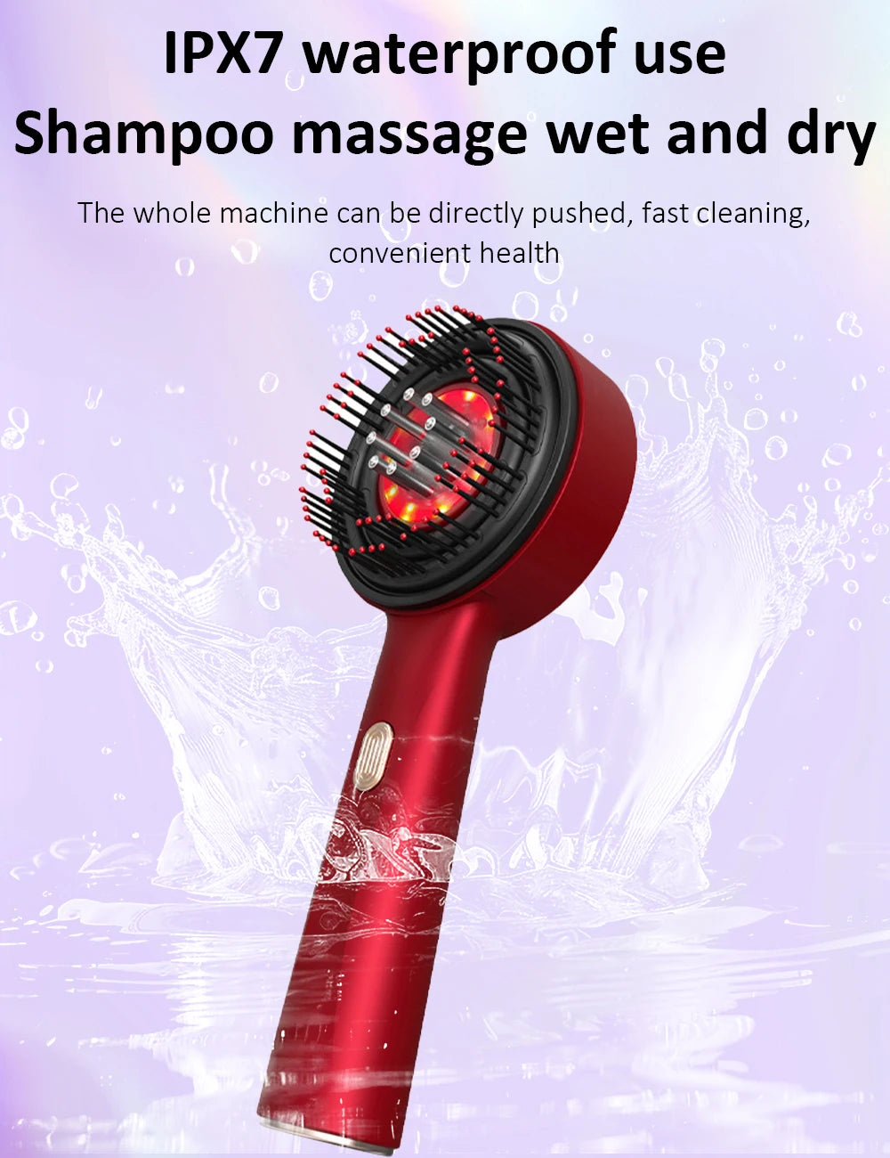 Electric Scalp Massager & Hair Growth Serum Applicator - 7
