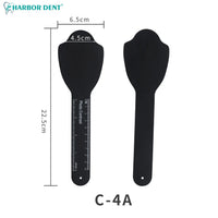 Dental Photography Contrast Board with Measurement Scale