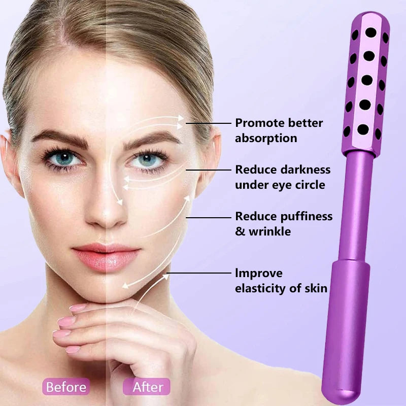 Germanium Facial Massage Roller for Skin Tightening - 19