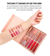 12-Color Waterproof Matte Liquid Lipstick Set
