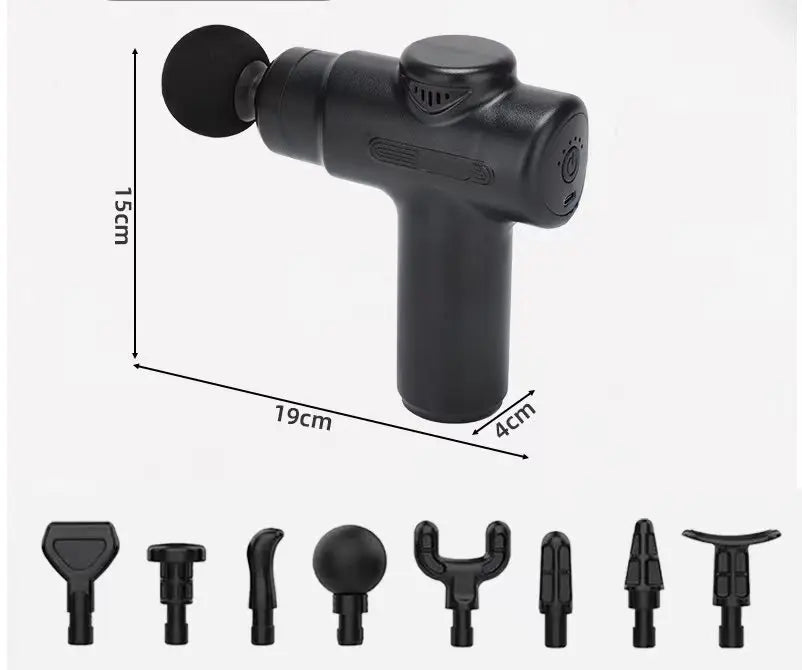 Portable Deep Tissue Percussion Massage Gun with 8 Heads - 15