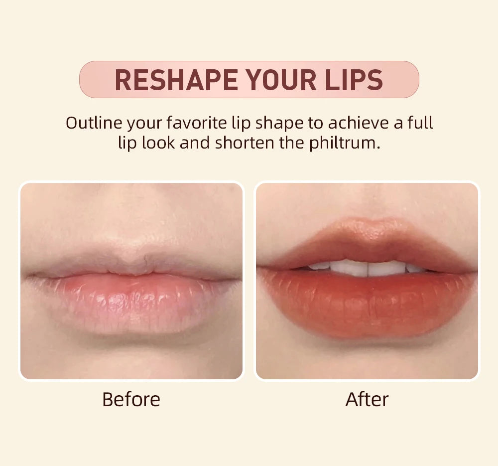 Matte Lipstick and Lip Liner Duo Set - 12