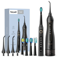 Portable Cordless Water Flosser and Electric Toothbrush Set