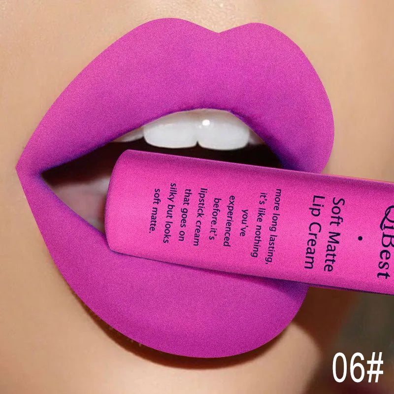 Long-Lasting Waterproof Velvet Matte Liquid Lipstick - 17