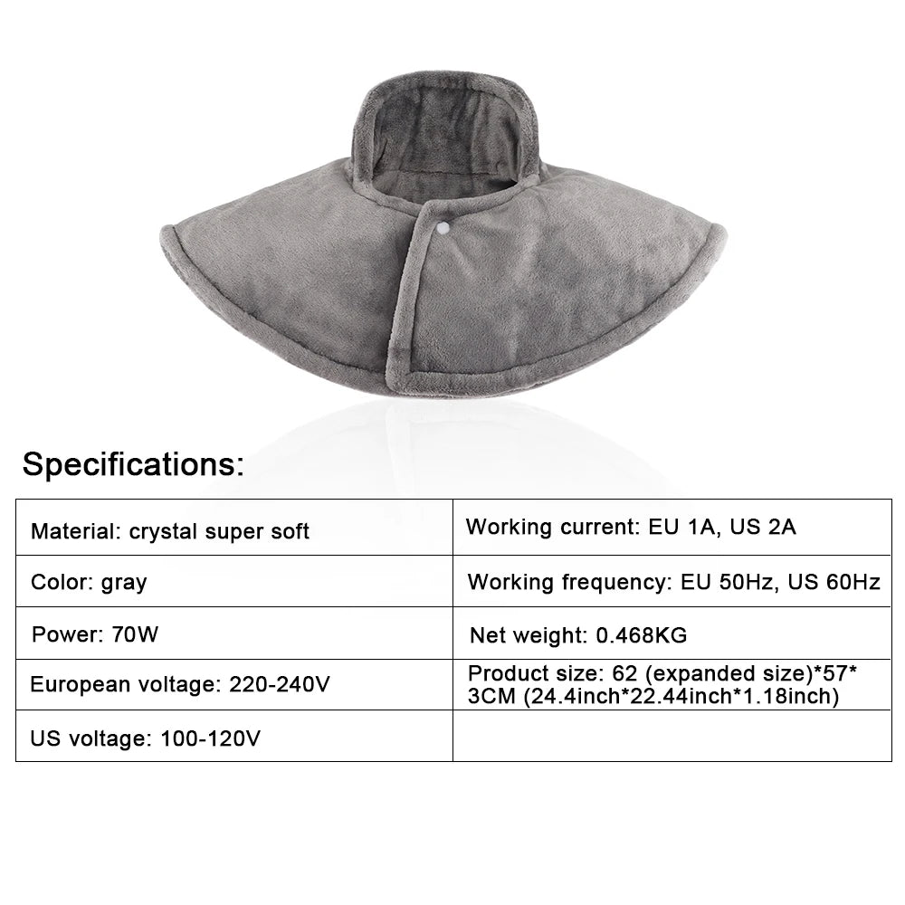 Heated Shoulder and Neck Relief Shawl - 24