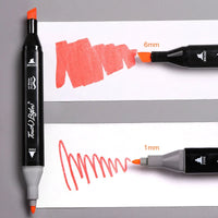 Professional Double-Sided Art Marker Set for Drawing and Sketching