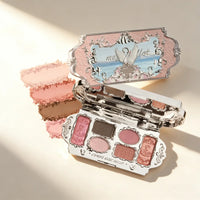 6-Color Shimmer Eyeshadow & Highlighter Makeup Palette
