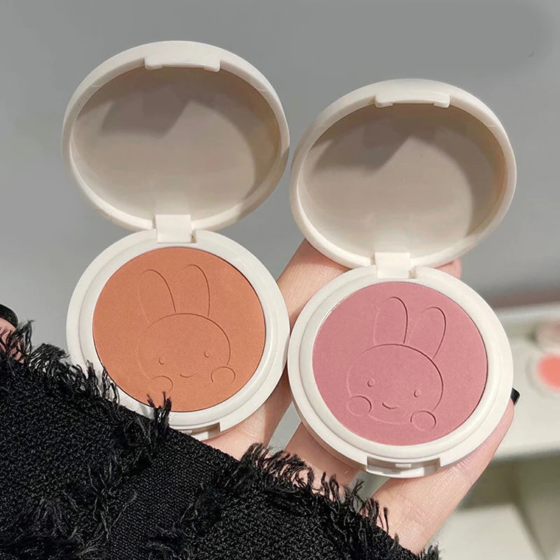 Matte Rabbit Face Blush Powder for Natural Makeup - 3