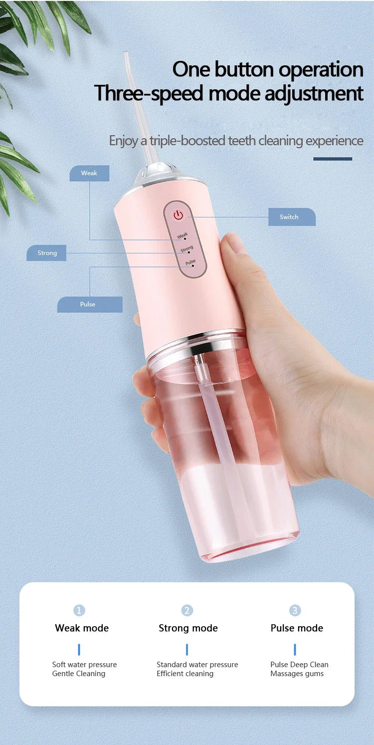 Portable Cordless Water Flosser for Teeth Cleaning - 2