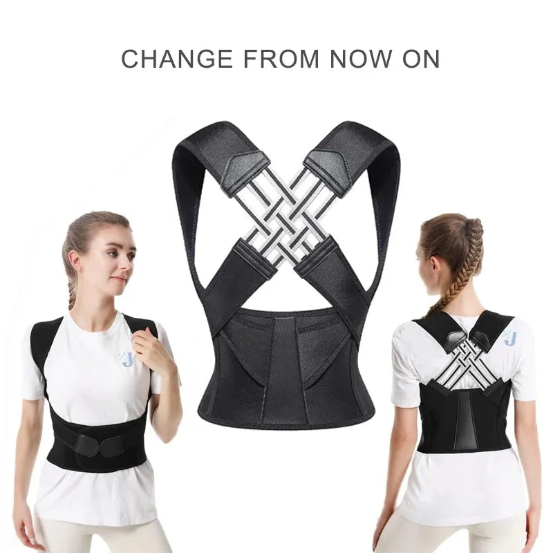 Adjustable Back Posture Corrector Support Brace