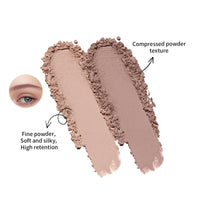 Dual-Tone Eyebrow Powder Duo with Brush