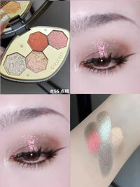 4-Color Chameleon Eyeshadow Palette for Long-Lasting Glamour