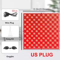 225 LED Red Light Therapy Panel for Skin Rejuvenation and Pain Relief
