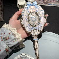 Cute Teddy Bear Handheld Makeup Mirror