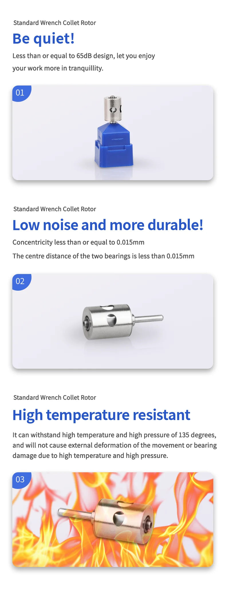 Replacement Dental Handpiece Turbine Cartridge - 9