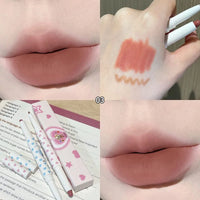 Dual-Ended Precision Lip Liner and Matte Lipstick Pen