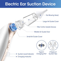 Electric Ear Wax Removal Vacuum Cleaner Set