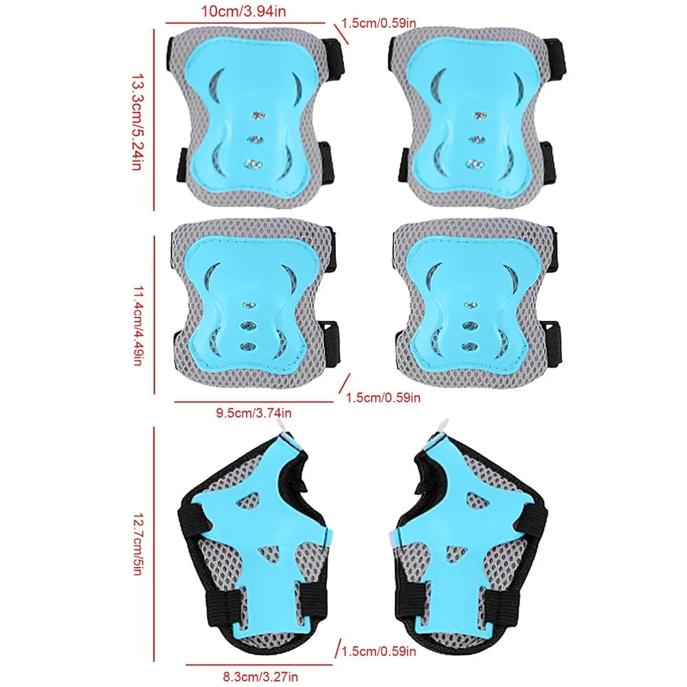 6-Piece Kids Protective Gear Set for Skating and Cycling - 2