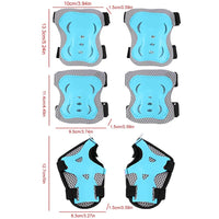 6-Piece Kids Protective Gear Set for Skating and Cycling
