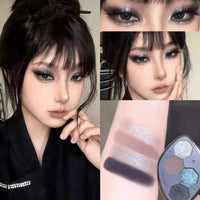 4-Color Chameleon Shimmer Eyeshadow Palette