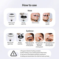 Portable Mini Wax Heater Kit for Painless Hair Removal