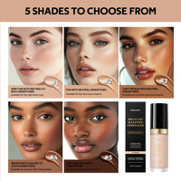 5-Color Waterproof Sculpting & Full Coverage Concealer