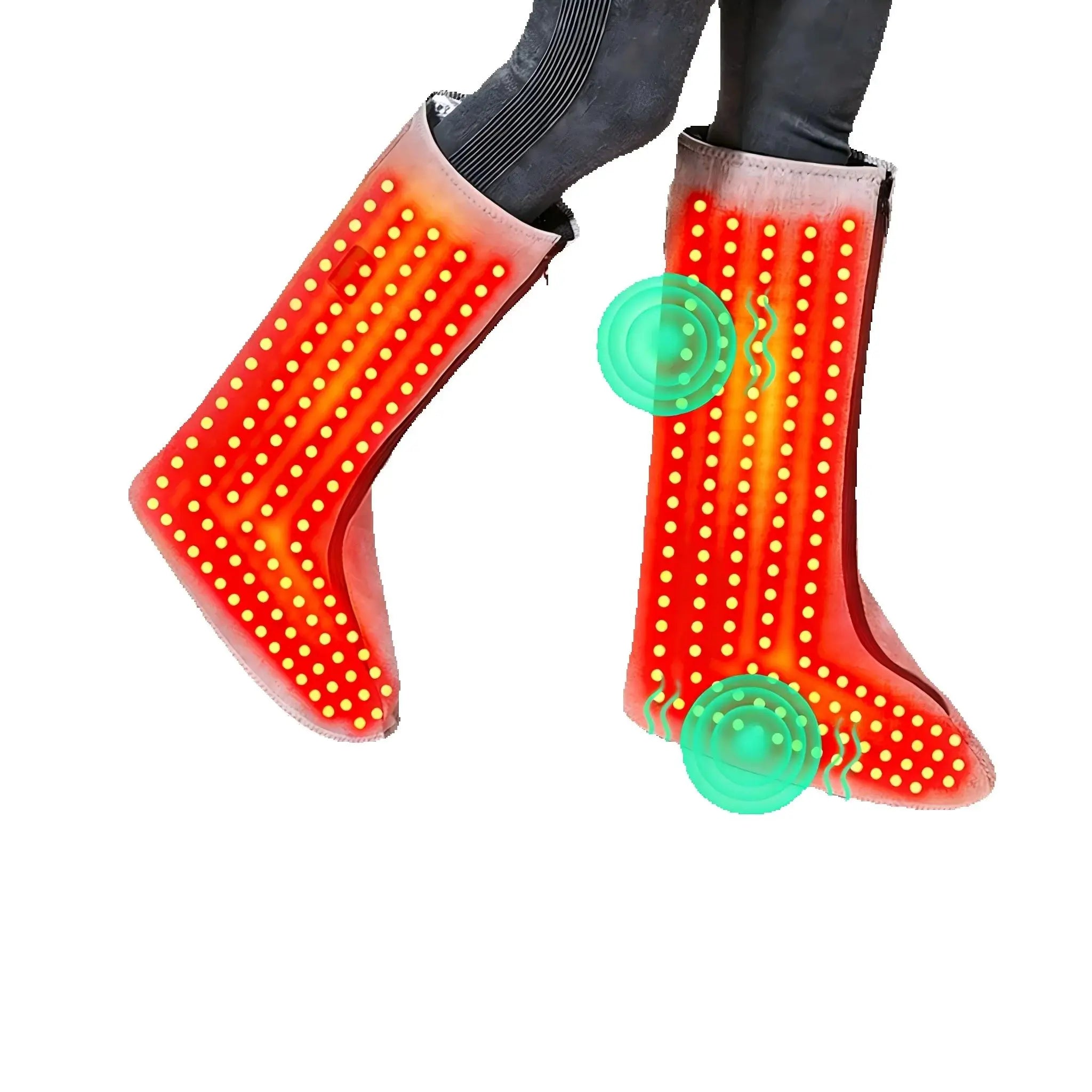 Red Light Therapy Heating Boots for Foot and Calf Pain Relief - 1