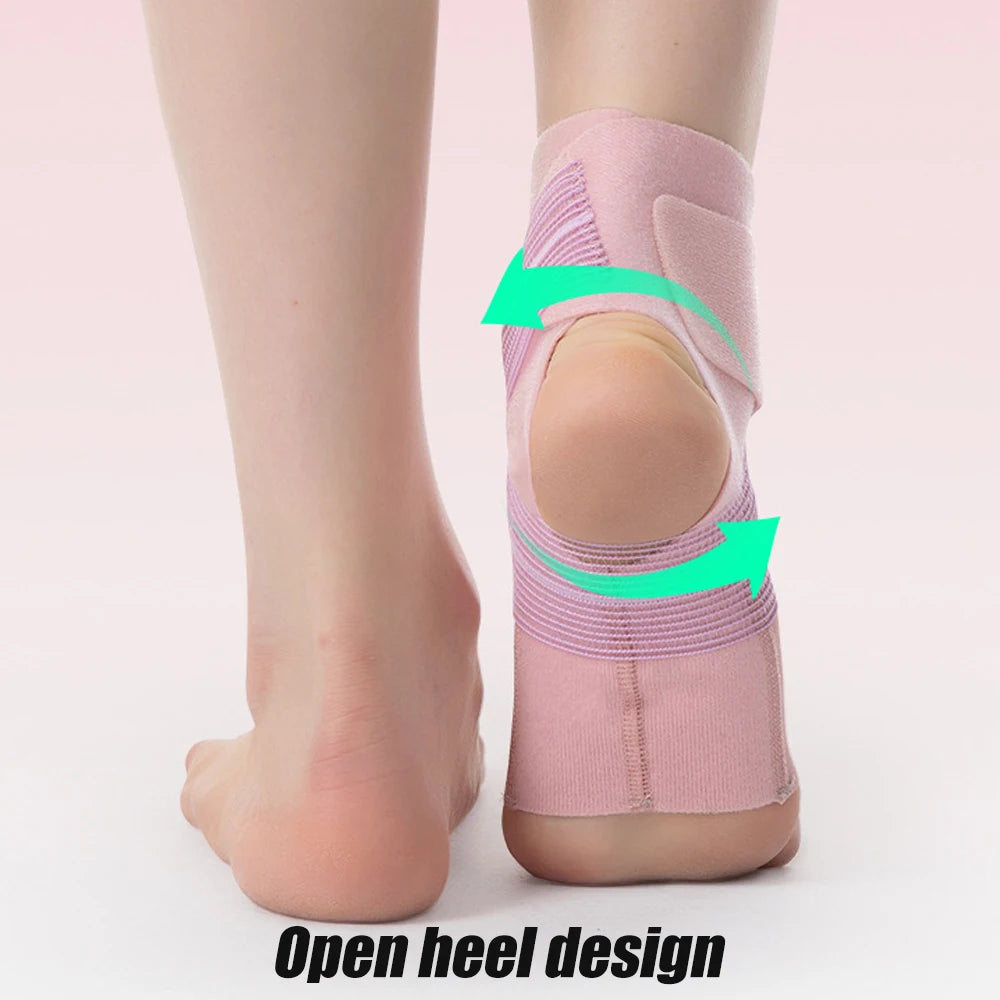 Adjustable Compression Ankle Support Brace for Pain Relief - 16