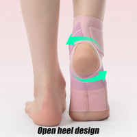 Adjustable Compression Ankle Support Brace for Pain Relief