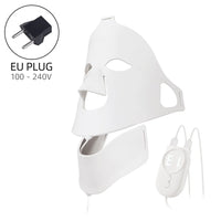 Flexible Silicone LED Light Therapy Mask for Face and Neck