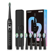 Ultrasonic Electric Toothbrush with 8 Brush Heads