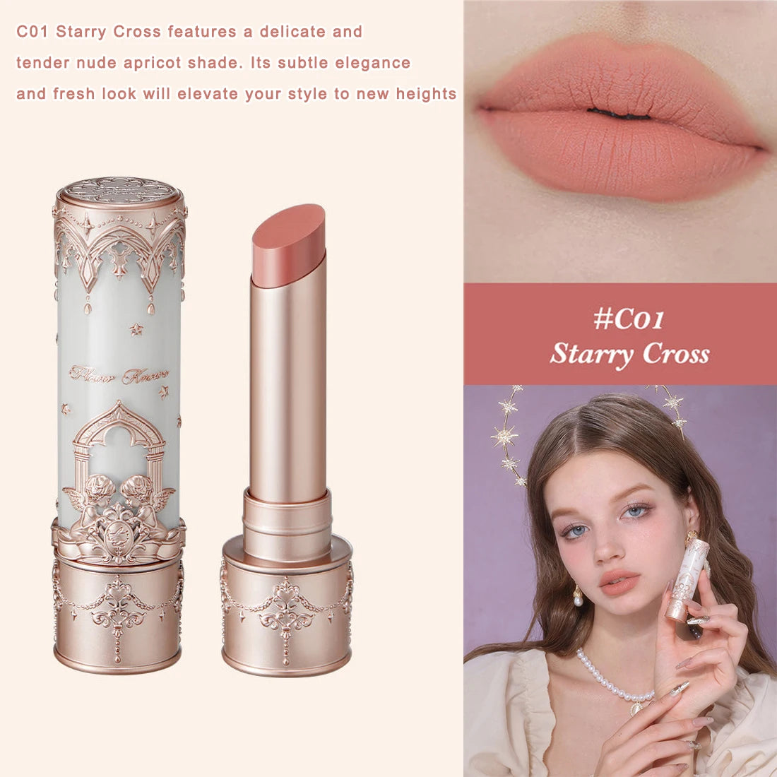 Velvet Matte Long-Lasting Lipstick - 25