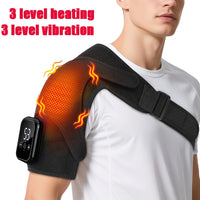 Electric Heated Shoulder Massager with Vibration
