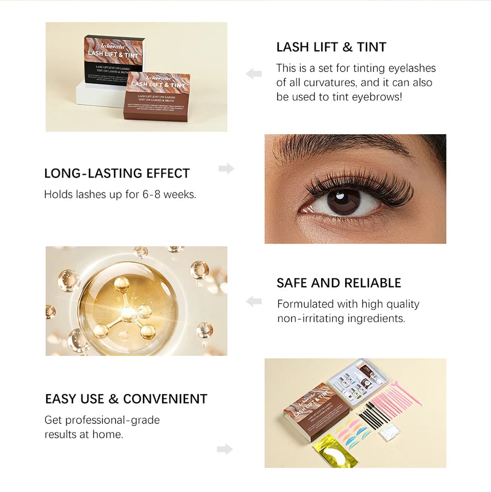Professional Eyelash Lift and Brow Tinting Kit - 8