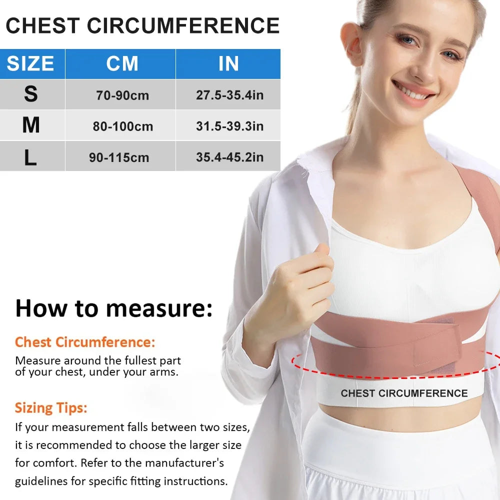 Adjustable Posture Corrector for Back and Shoulder Pain Relief - 9