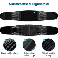 Adjustable Lumbar Support Belt for Back Pain Relief
