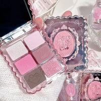 6-Color Matte and Shimmer Eyeshadow Palette
