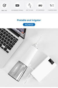 Portable Cordless Water Flosser for Deep Teeth Cleaning