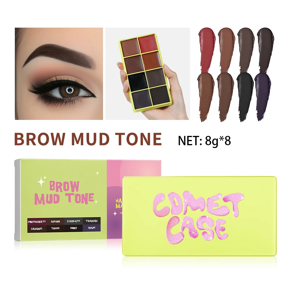 8-Color Cream Blush and Contour Palette - 22