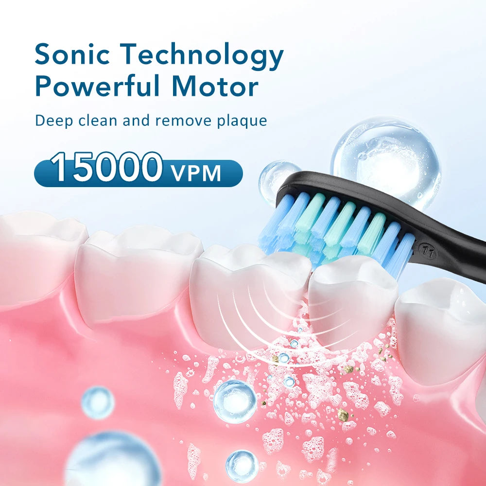 Rechargeable Sonic Electric Toothbrush with 6 Modes - 3