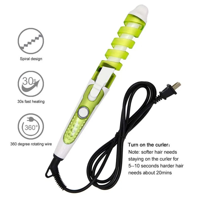 Automatic Spiral Hair Curling Iron - 5