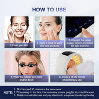 7-Color LED Photon Therapy Mask with Nano Hydration Mist