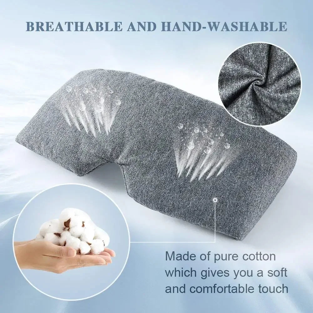 Adjustable Cotton Sleep Mask for Deep Relaxation - 5